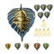 Leaf Ganesha Return Gift, Diwali Navrathri Decoration, Ganesh Wall Decor,housewarming Gift,indian Wedding, Pooja Puja Favor, Idol Statues, Feng Shui